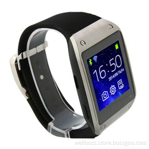 iWatch with MT6572 Dual Core, Android 4.4, 512M, 4G, Electronic Pedometer, GPS, Compass, 5.0M Camera